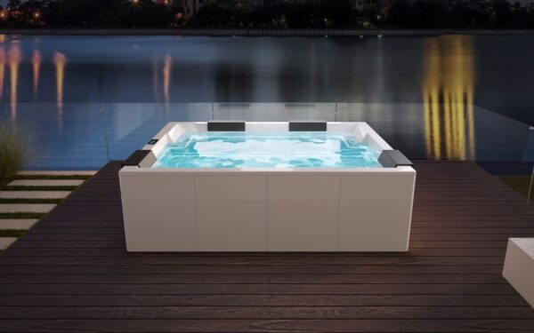 Aquatica Vibe Spa With Composite Siding