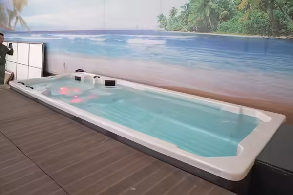 5.8m Luxury Endless Pool Spa – Freestanding Swim Spa for Ultimate Outdoor Relaxation - Image 8