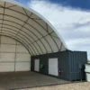 40'x40'x13' Shipping Container Shelter + End Wall - Image 3