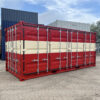 1 trip - used 20ft HC storage container with side openings.